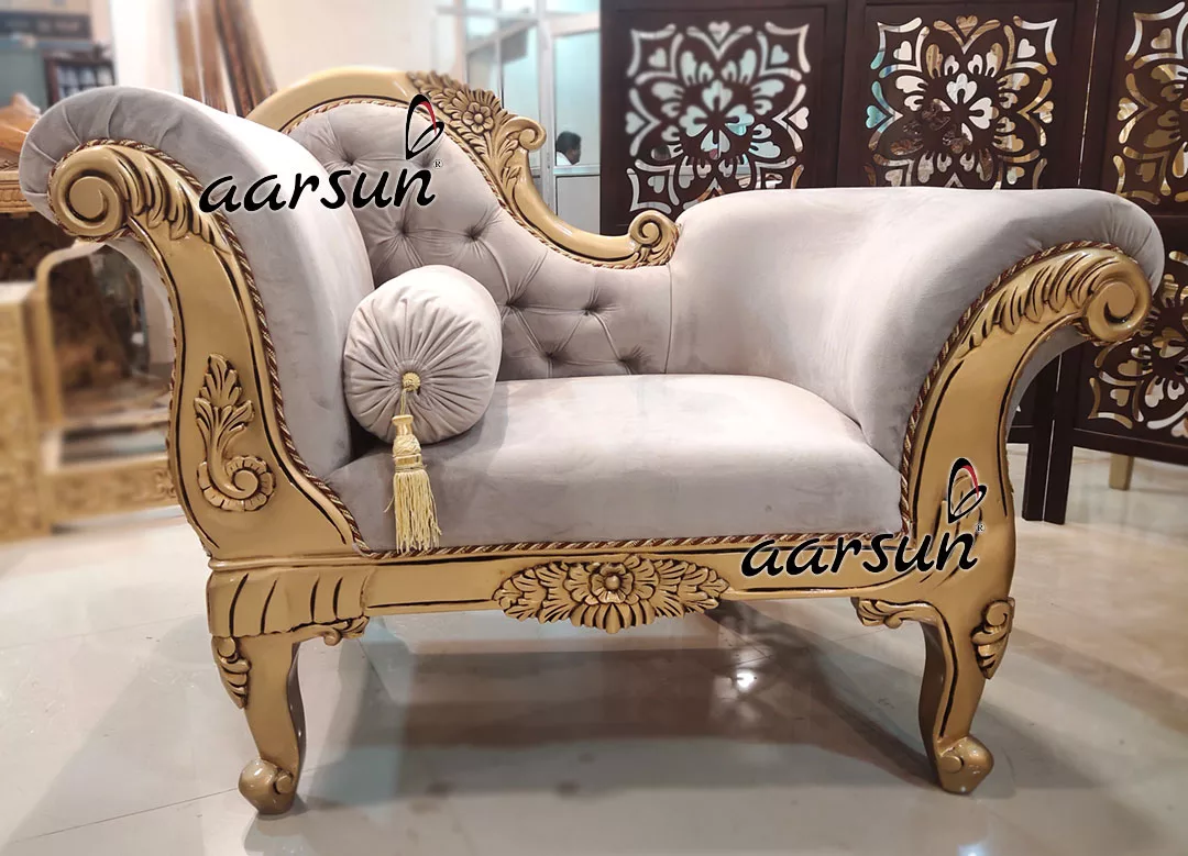 5 Seater Royal Diwan Set in Suede Velvet Fabric view 4
