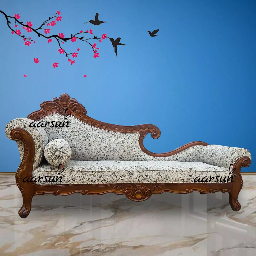 Royal Elegant Wooden Couch