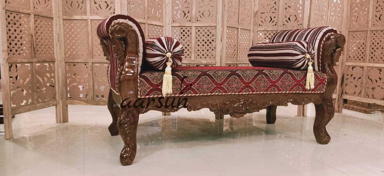 Handcrafted Bed Bench / Home Settee View 3