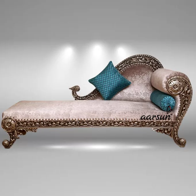 Handcrafted Peacock Design Couch
