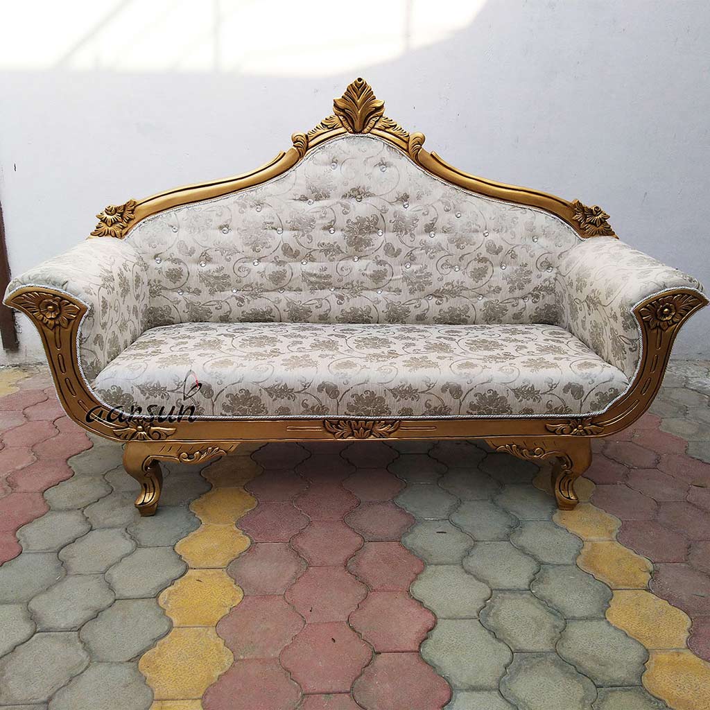 Handcrafted Wooden Couch For Living Room Area View 4
