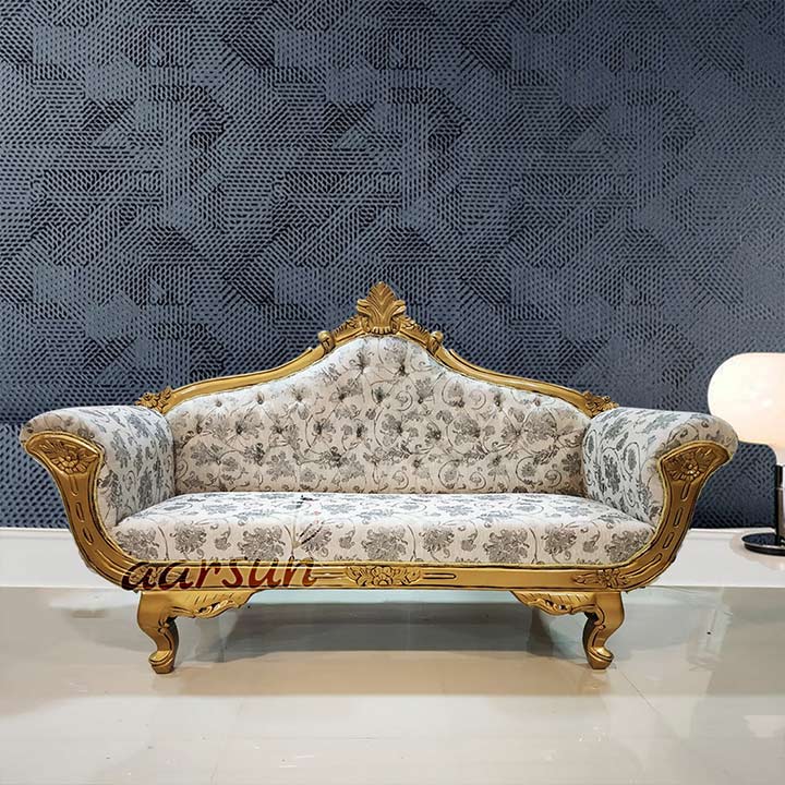 Handcrafted Wooden Couch For Living Room Area