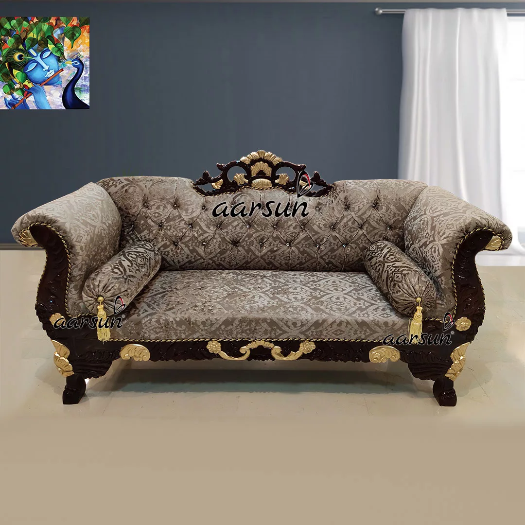 Royal Handmade Wooden Couch