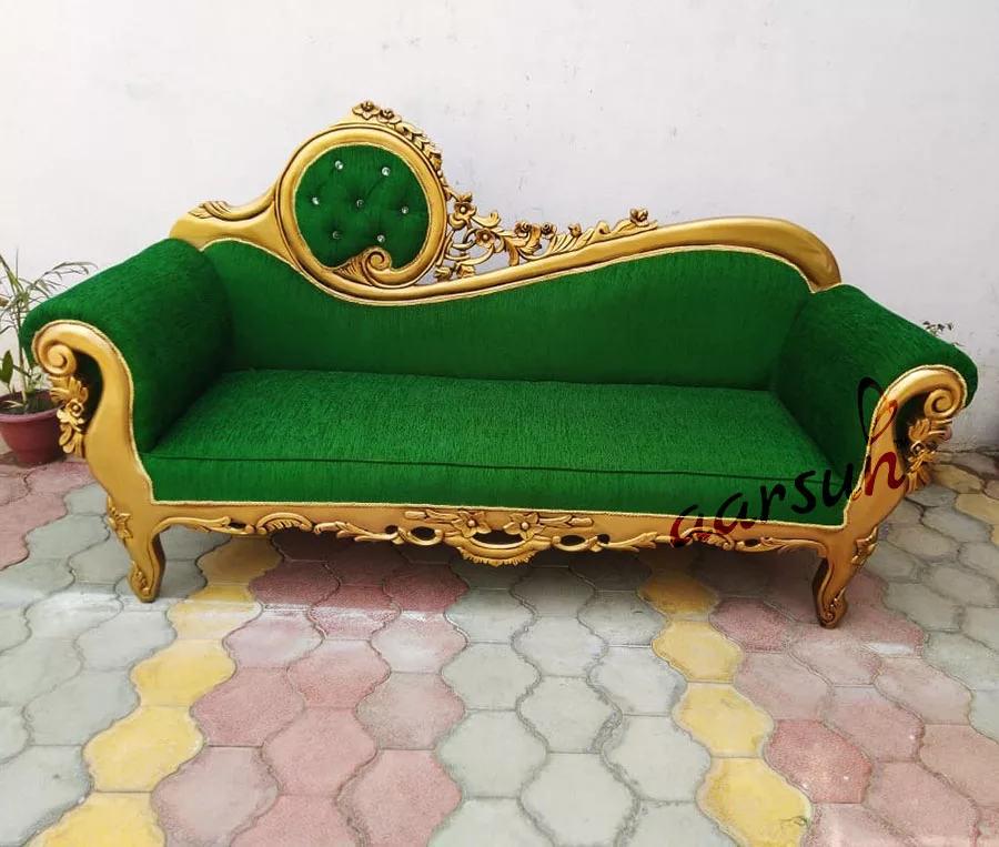 Royal Wooden Couch in Teak Wood view 3