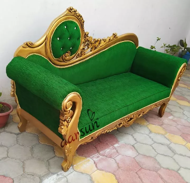 Royal Wooden Couch in Teak Wood view 5