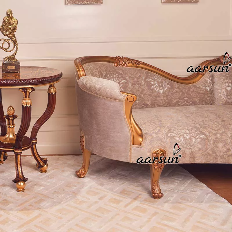 Stylish Royal Chaise Lounge View 6