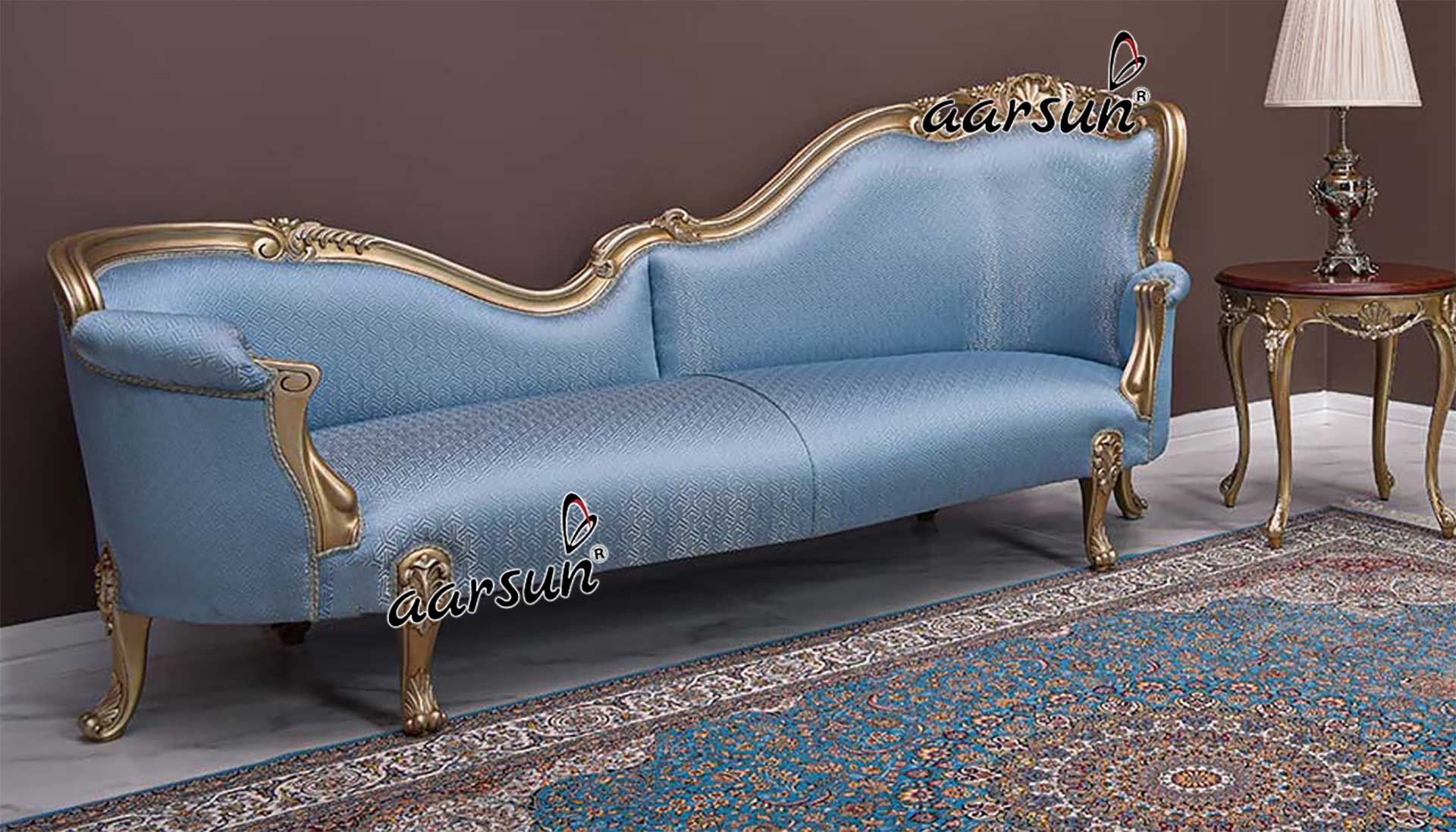 Stylish Royal Chaise Lounge View 7